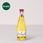 Geburtstag-Set mit Blumenstrauß mit Vase & Fruchtsecco & Merci