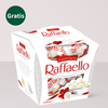 Premiumstrauß Märchengarten mit Premiumvase & Raffaello
