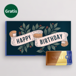 Merci mit Banderole „Happy Birthday“ (100 g)