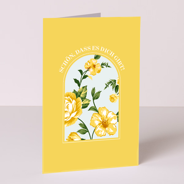 Greeting Card „Schön, dass es dich gibt“