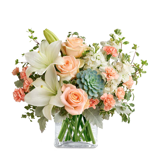 Flower Bouquet Lavender Happiness