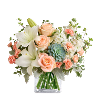 Flower Bouquet Lavender Happiness