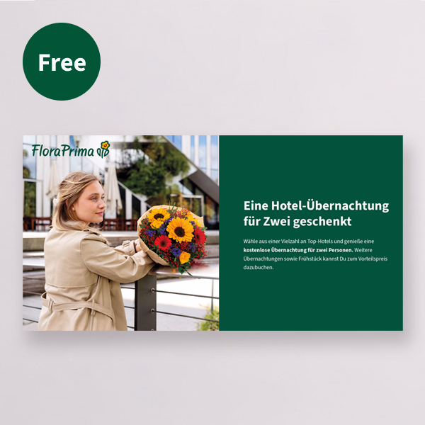 Flower Bouquet Sommerlichter & Hotel Voucher
