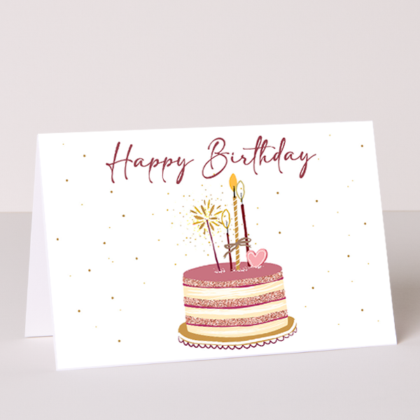 Motivkarte „Happy Birthday“