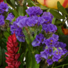 Blumenstrauß Herbstballade mit Vase & Teaballs & Ferrero Giotto 3er