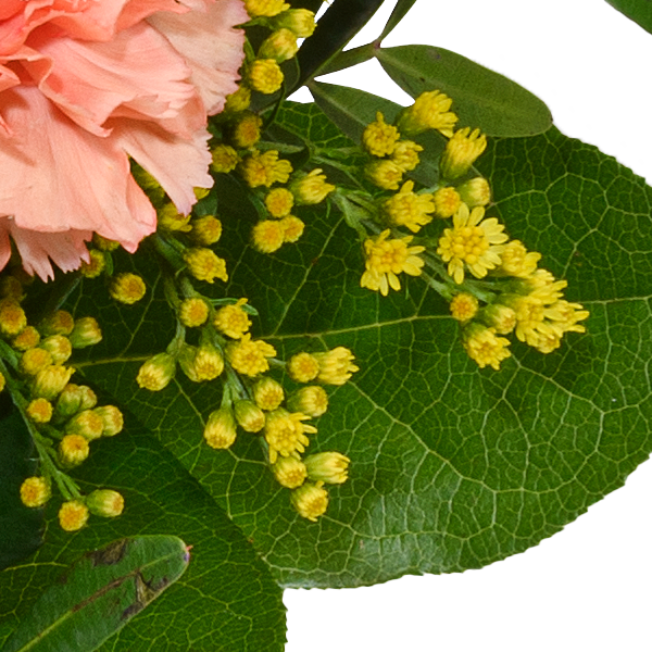 Blumenstrauß Landpartie mit Vase & Ferrero Giotto 3er