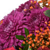 Premium Bouquet Leuchtfeuer with Premium Vase & Teaballs & 3 Ferrero Giotto