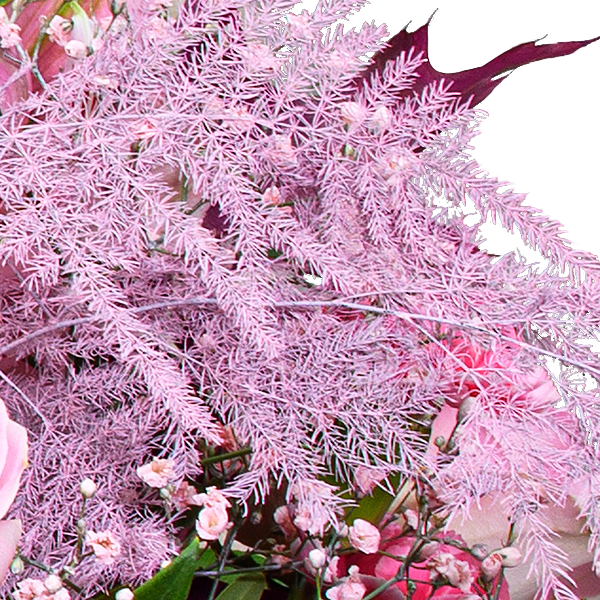 Premiumstrauß Herbstduft mit Premiumvase & Halloren Kugeln