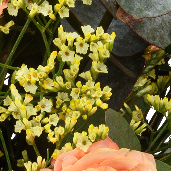 Blumenmix Herbstgeflüster mit Halloren Kugeln