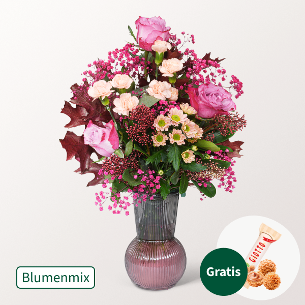 Blumenmix Herbstpracht mit Ferrero Giotto 3er
