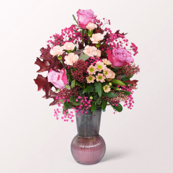 Blumenmix Herbstpracht mit Halloren Kugeln