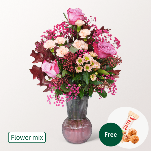 Flower Mix Herbstpracht with 3 Ferrero Giotto