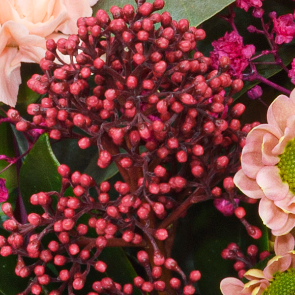 Blumenmix Herbstpracht mit Halloren Kugeln