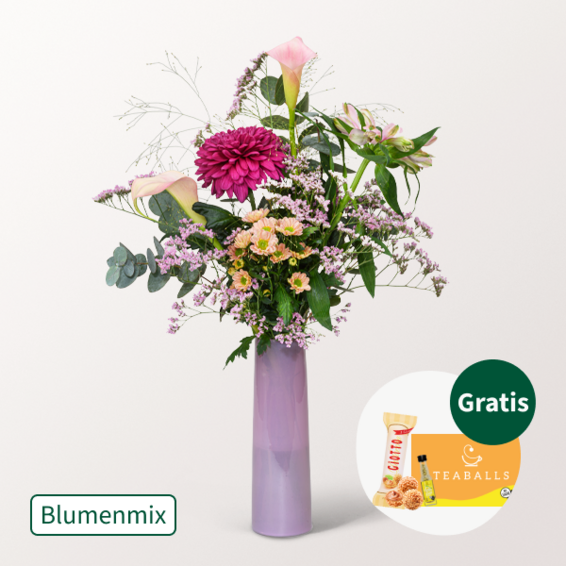 Blumenmix Faszination mit Ferrero Giotto 3er & Teaballs