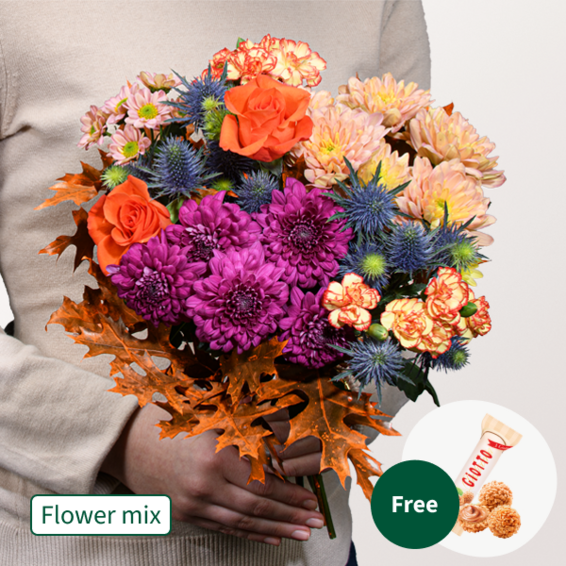 Flower Mix Farbzauber with 3 Ferrero Giotto