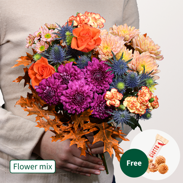 Flower Mix Farbzauber with 3 Ferrero Giotto