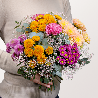 Blumenmix Bunter Herbst mit Teaballs & Ferrero Giotto 3er Blumenmix Bunter Herbst mit Teaballs & Ferrero Giotto 3er