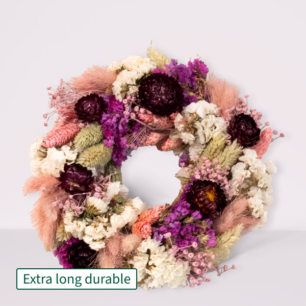 Dry Wreath Blossom Romance