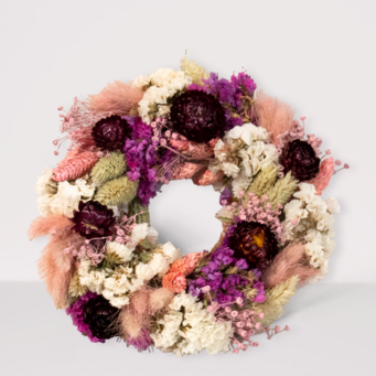 Dry Wreath Blossom Romance