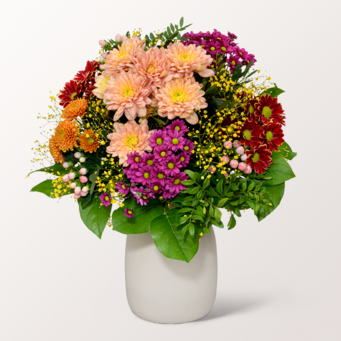 Blumenmix Herbstglanz mit Teaballs & Ferrero Giotto 3er