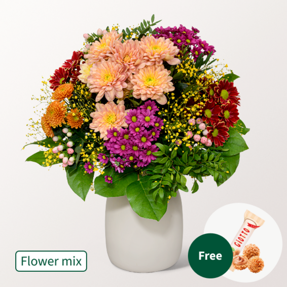 Flower Mix Herbstglanz with 3 Ferrero Giotto