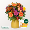 Flower Mix Sensation with 3 Ferrero Giotto & Teaballs