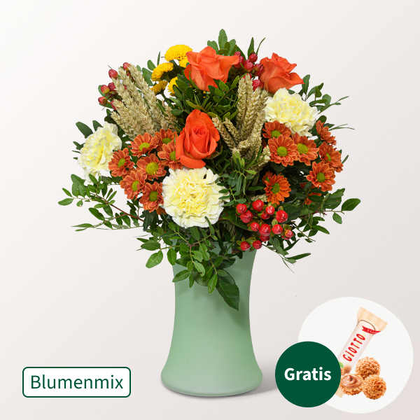 Blumenmix Autumn Star mit Ferrero Giotto 3er