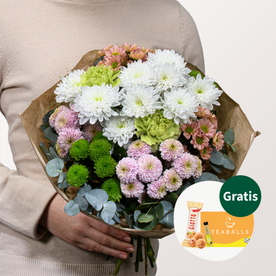 Blumenmix Landtraum mit Teaballs & Ferrero Giotto 3er