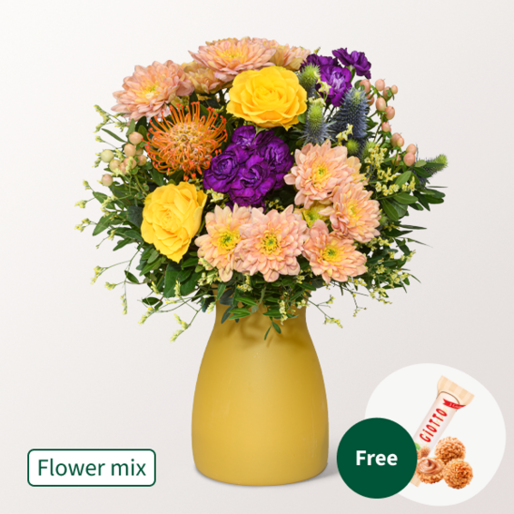 Flower Mix Herbstlust with 3 Ferrero Giotto