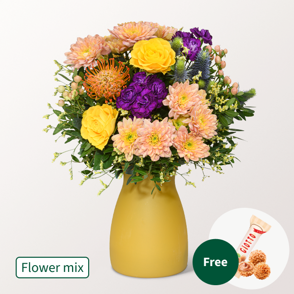Flower Mix Herbstlust with 3 Ferrero Giotto