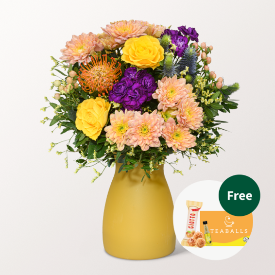 Flower Mix Herbstlust with Teaballs & 3 Ferrero Giotto
