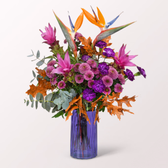 Blumenmix Herbstträumerei mit Halloren Kugeln