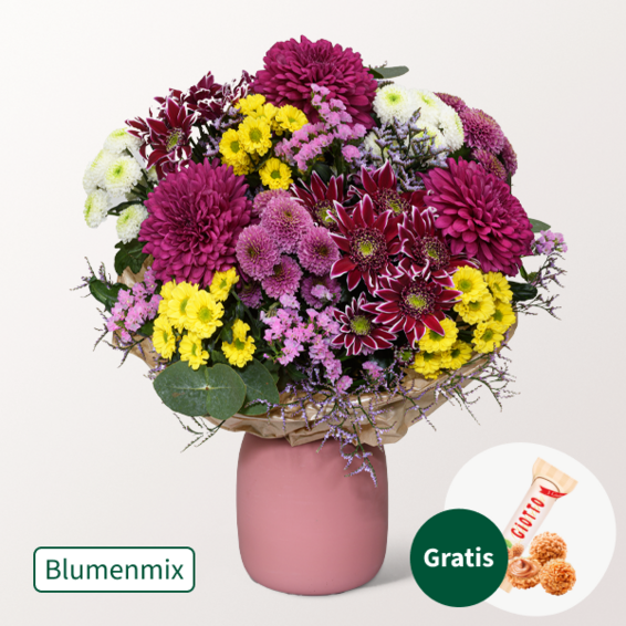 Blumenmix Blütenpracht mit Ferrero Giotto 3er