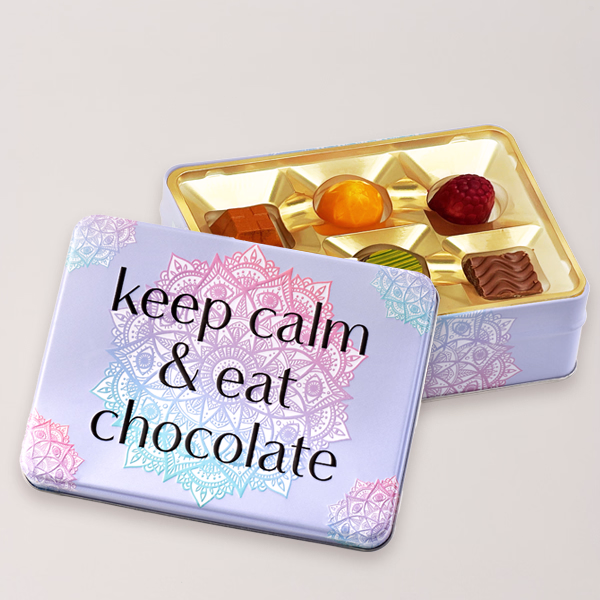 Gift box „keep calm & eat chocolate“