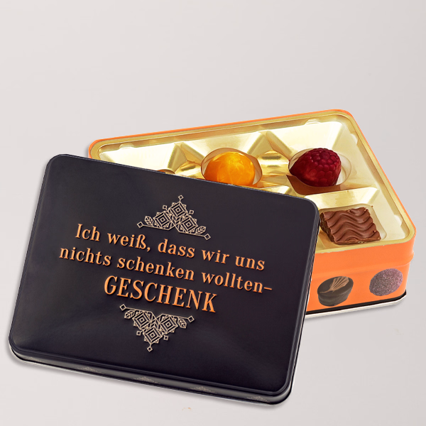 Präsentdose „Nichts-schenken-Geschenk“