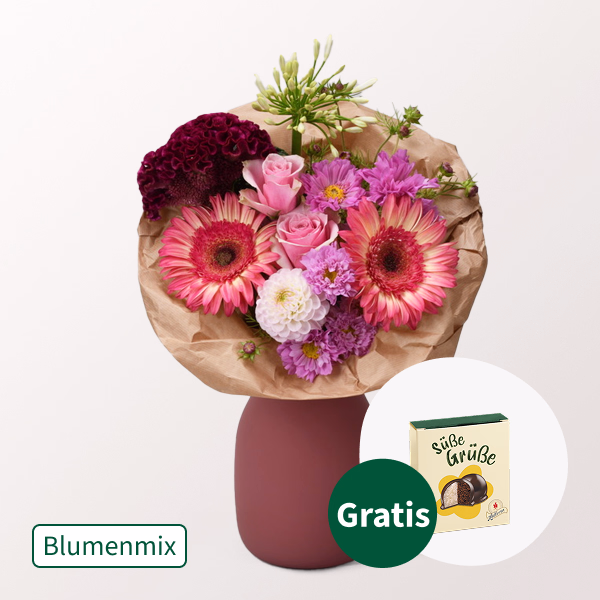 Blumenmix Träumerei mit Halloren Kugeln