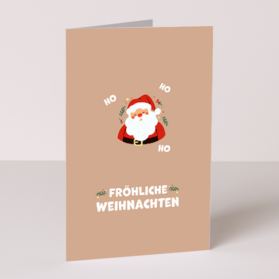 Motivkarte „Fröhliche Weihnachten“