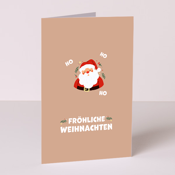 Motivkarte „Fröhliche Weihnachten“