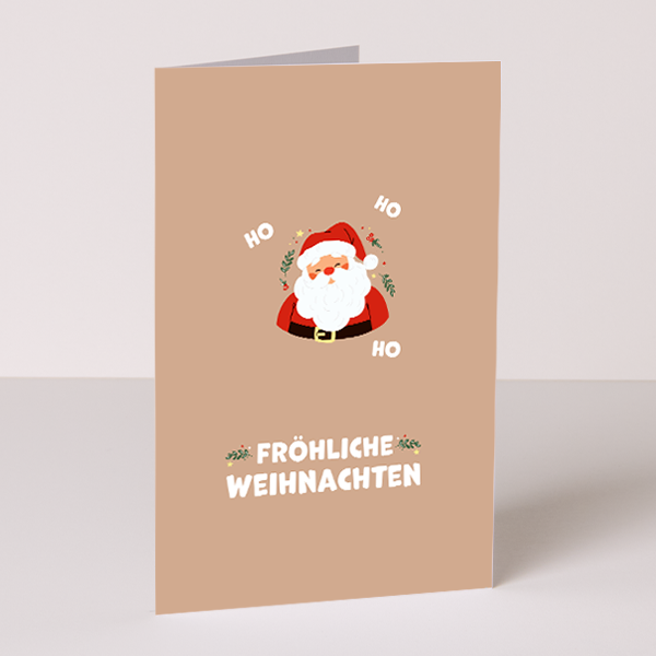 Motivkarte „Fröhliche Weihnachten“