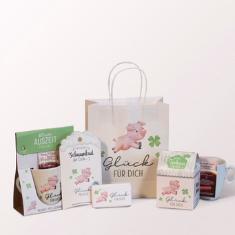 Geschenkbox „Viel Glück“