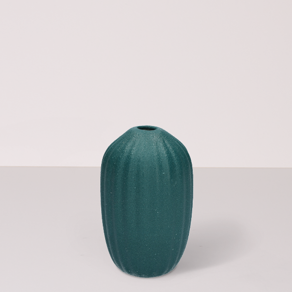 Keramik Vase Petrol (12 cm)