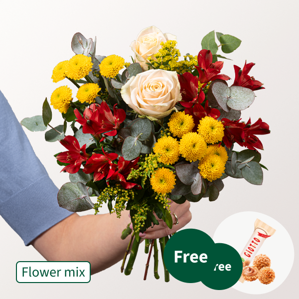 Flower Mix Lust auf Sommer with 3 Ferrero Giotto