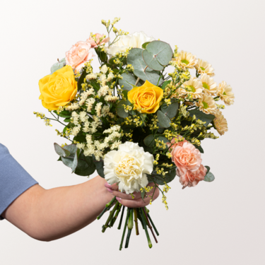 Blumenmix Sonnenglück mit Ferrero Giotto 3er