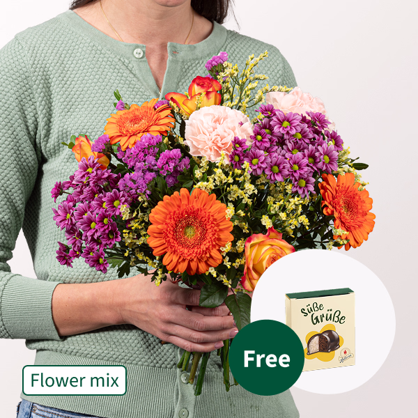 Flower Mix Feuerwerk with Halloren Balls