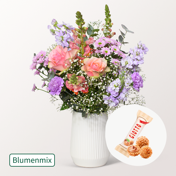 Blumenmix Blütenlied mit Ferrero Giotto 3er