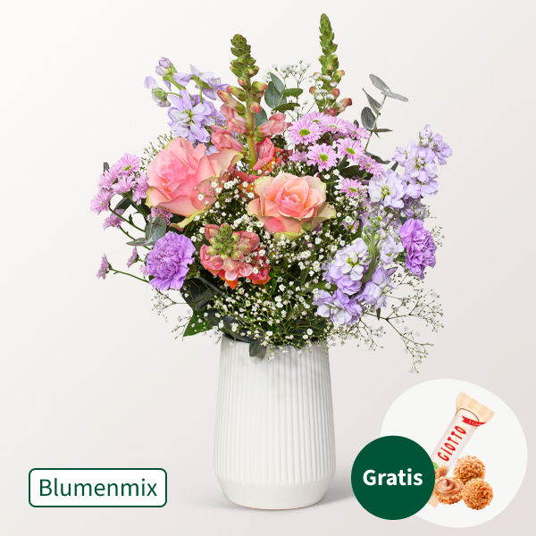 Blumenmix Blütenlied mit Ferrero Giotto 3er