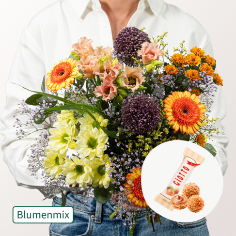 Blumenmix Happy Summer mit Ferrero Giotto 3er