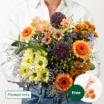 Flower Mix Happy Summer with 3 Ferrero Giotto