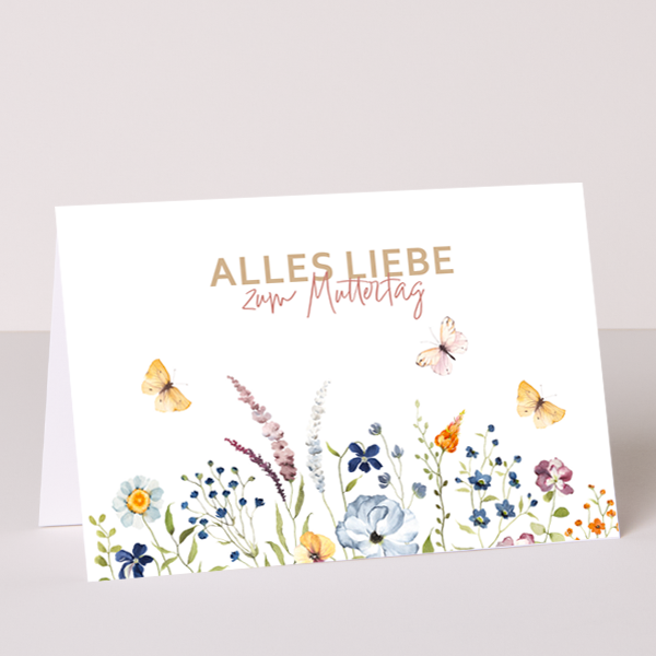 Motivkarte „Alles Liebe zum Muttertag“