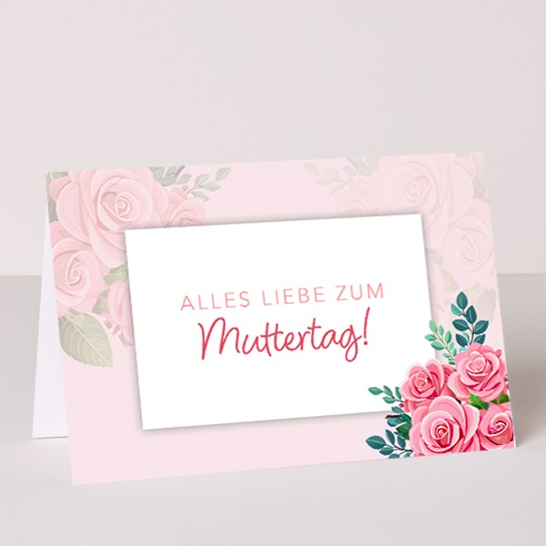 Motivkarte „Alles Liebe zum Muttertag“